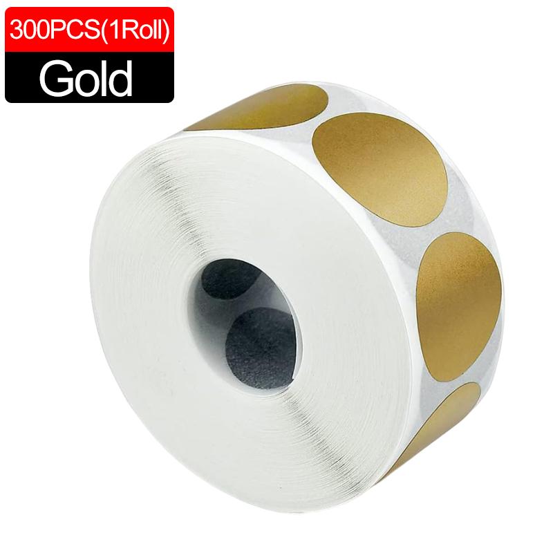 300/600Pcs Scratch Off Stickers Silver Round Shape Labels Sticker DIY Handmade For Game Scratch Sticker Labels Stationery