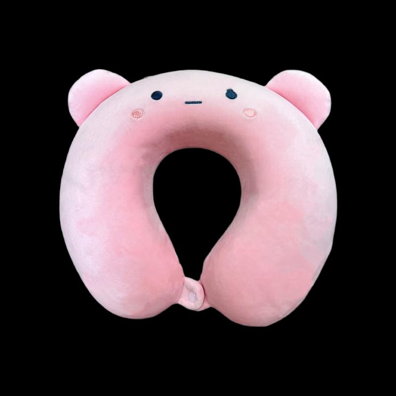 Cartoon Animal Memory Foam Travel U-shaped Neck Pillow
