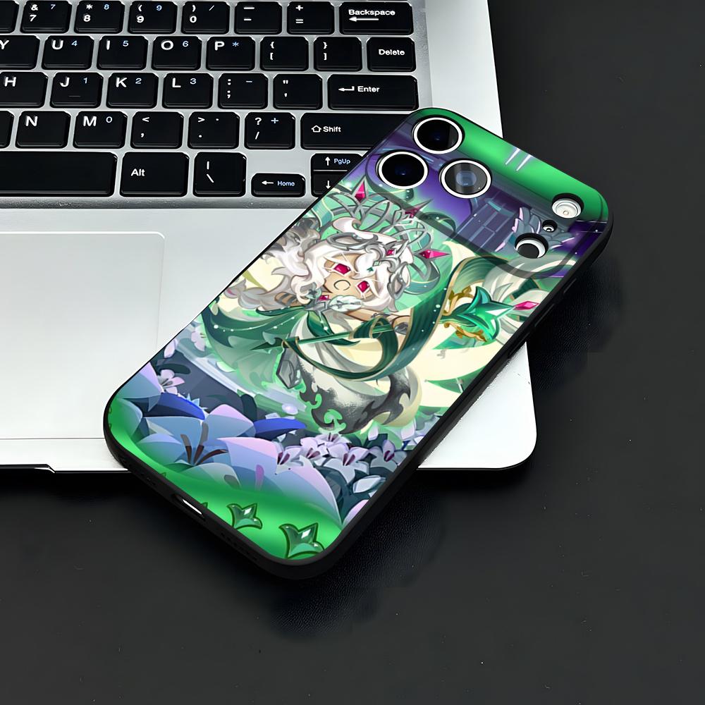C-Cookie Run K-Kingdom Phone Case For IPhone 17 Air 16 E Pro Max 15 14 13 Mini 12 Pro 11 Max Plus Black Soft Shell