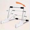 1pc Foldable Multi-Level Laptop Metal Stand Laptop Heightening Frame Laptop Ventilation Heat Dissipation Bracket