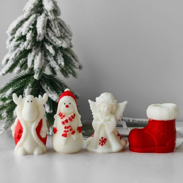 Craft Silicone Moulds Candle Making Molds Christmas Series Soap Crafting Moulds Resin Project Moulds Silicone Texture