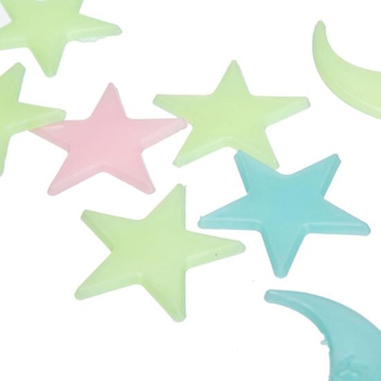 20Pcs Wall Poster Luminous Waterproof Plastic Eco-friendly Plastic Wall Poster for Living Room