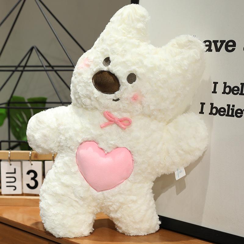 40-60cm Cartoon simulation puppy plush stuffed pillow cute lamb creative toy children's birthday gift doll sofa decoration