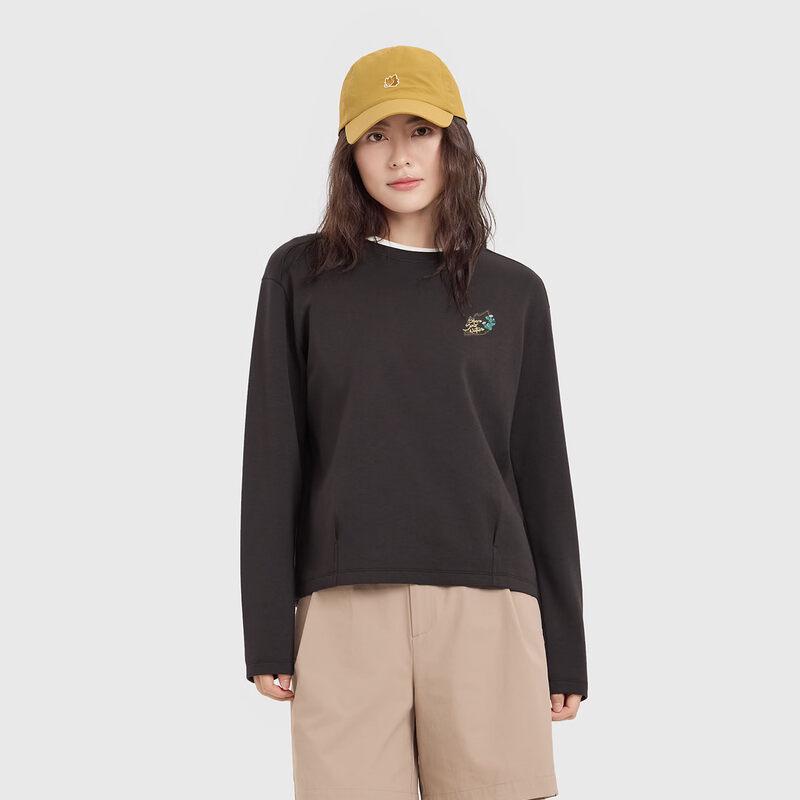 LAFUMA Women s Embroidered Long-Sleeve Cotton T-Shirt 42