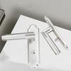 Silver Stainless Steel Bathroom Door Lock, Multi-hole Distance Specifications Appearance, Free Delivery
