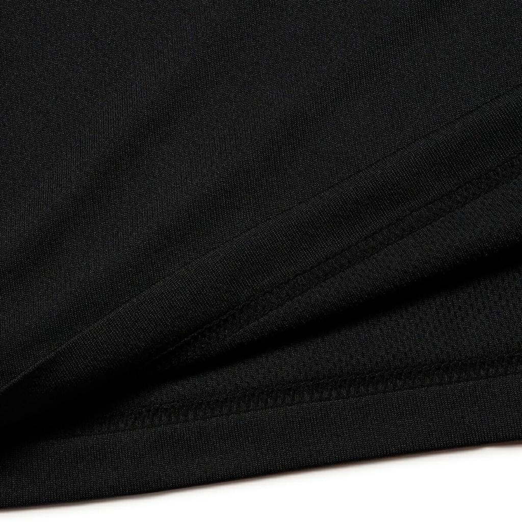 New Era Performance Apparel Short Sleeve Moisture Quick UV Size PA SS TECH TEE VERTICAL LOGO NER36P1090 T-Shirt, Wicking, Drying, Protection, Black,