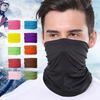 Solid Color Outdoor Face Shield Pure Army Green Neck Warmer Cycling Custom Muslim Hijab Seamless Sports Mask Tube Bandana