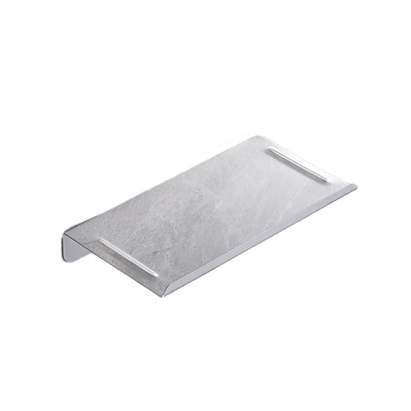 201 Stainless Steel Wall-Mounted Bathroom Shelf & Phone Holder