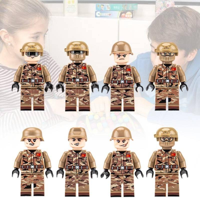Military Building Block Set With Diverse Army Navy And Minifigures For Creative Play