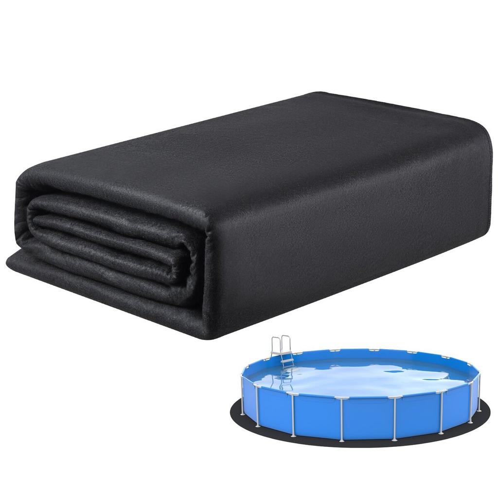 18ft Round Pool Liner Pad for Above Ground Pools Heavy Duty Pool Mat