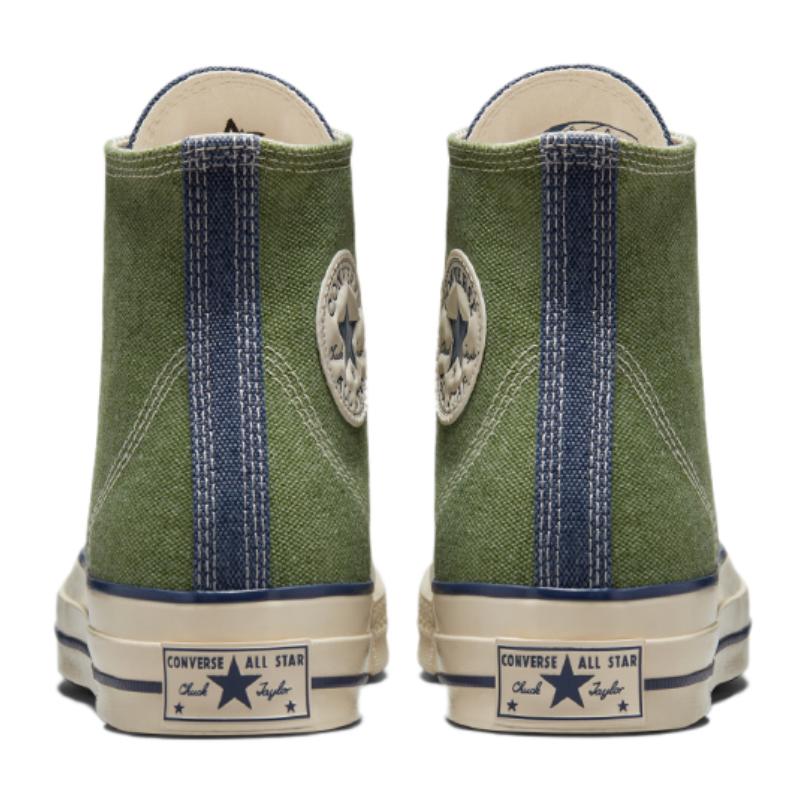Converse Chuck Taylor All Star 1970s Comfortable and Lightweight High-Top Espadrilles Unisex Moss Green