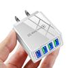 4-Port USB Fast Charger with QC3.0, 4.1A Smart Travel Adapter