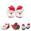Christmas Gift Kids Baby Girl Boy Toddler Warm Slippers 3d Reindeer Santa Claus Shoes