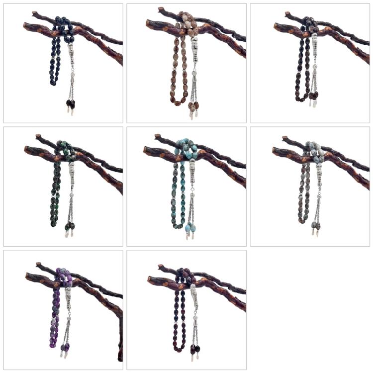 Handmade Glass Bead Rosary Bracelets Cross Pendants Bracelets Catholicism Prayer