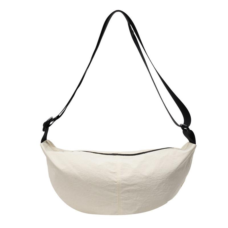 Nylon Minimalist Crossbody Bag With Magnetic Closure For Daily Use Women