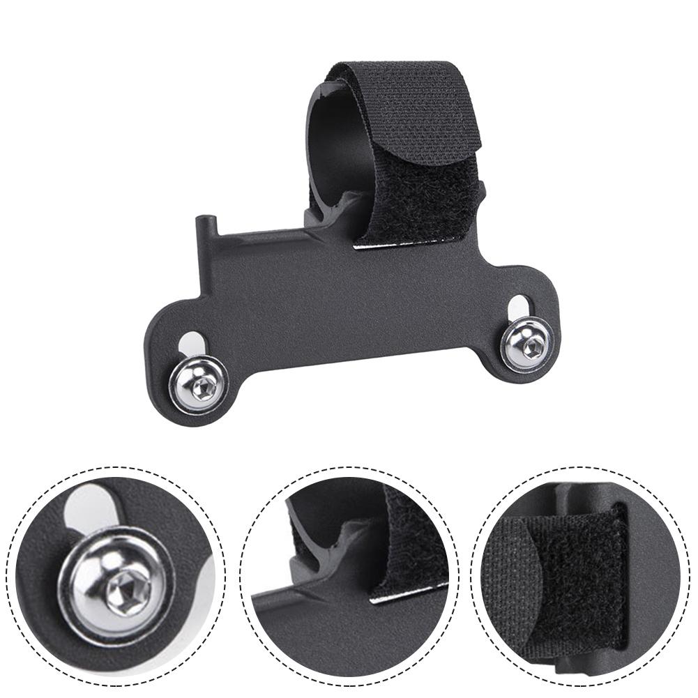 8*6*2cm Fahrradpumpe Halterung Fahrrad Inflator Schwarz Befestigungsclip