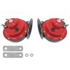 2Pcs 12V/24V Electric Snail Train Horn Waterproof Motorcycles Speaker Loud Car Horn  Universal