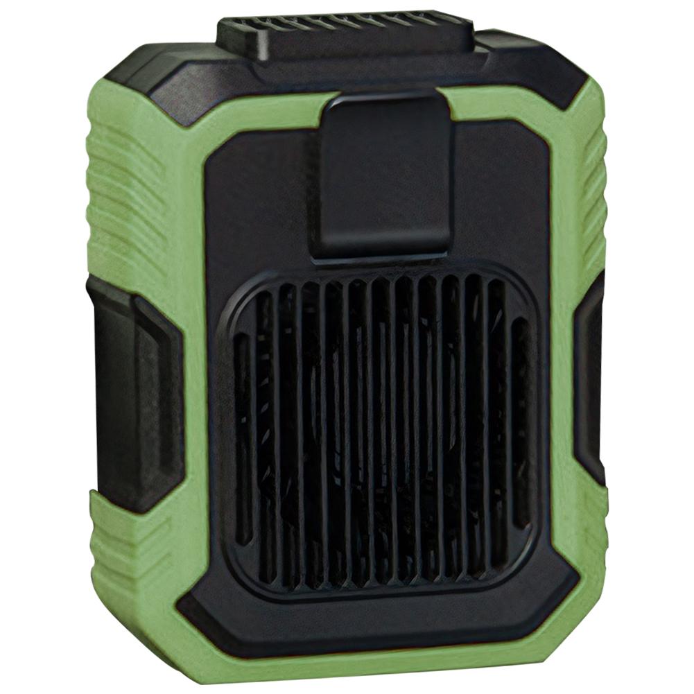 Outdoor Waist Mounted Fan Portable Power Bank Flashlight Wearable Personal Fan Hanging Neck Fan for Outdoor Works Hiking Camping