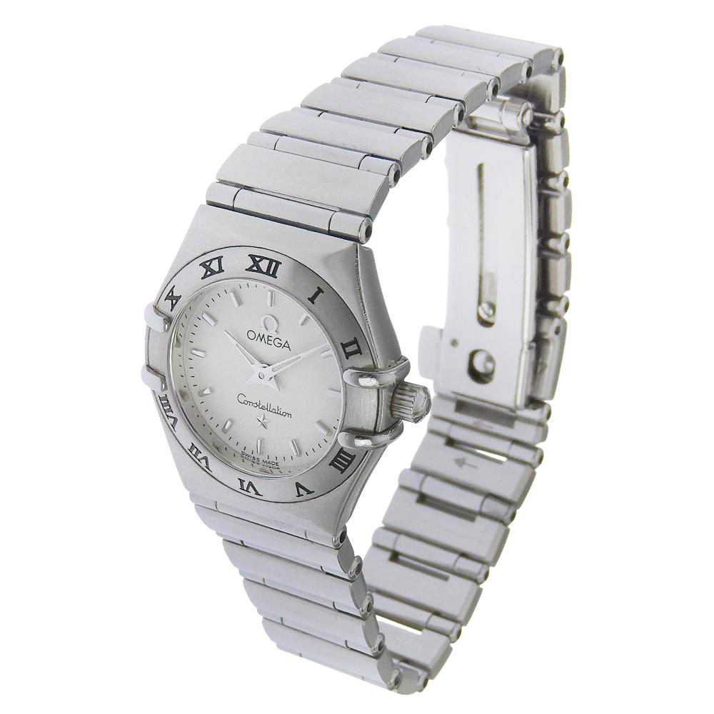 OMEGA Constellation Mini Watches 1562.30 whiteDial Stainless Steel Quartz Analog display Women Used