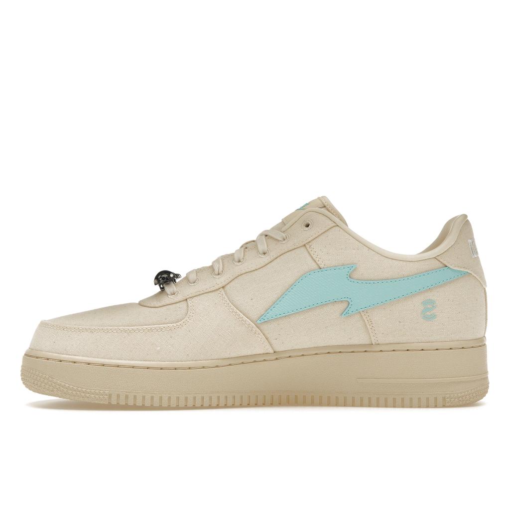 Nike RTFKT X Air Force 1 Low Human Unisex Sneakers Cream Natural Baltic-Blue FQ3954-100