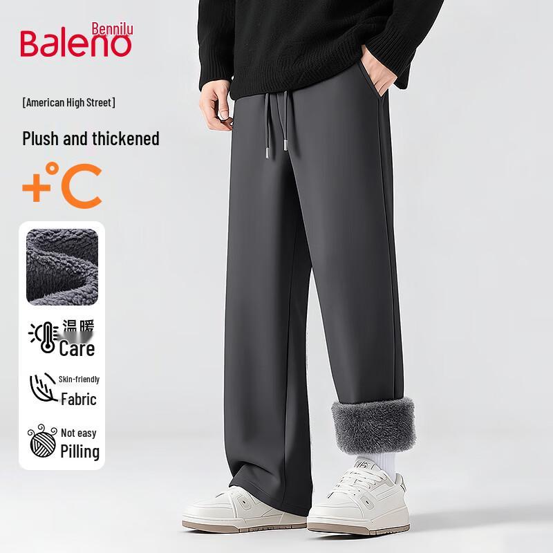 Baleno Men s Fleece-Lined Straight-Leg Winter Trousers 5XL