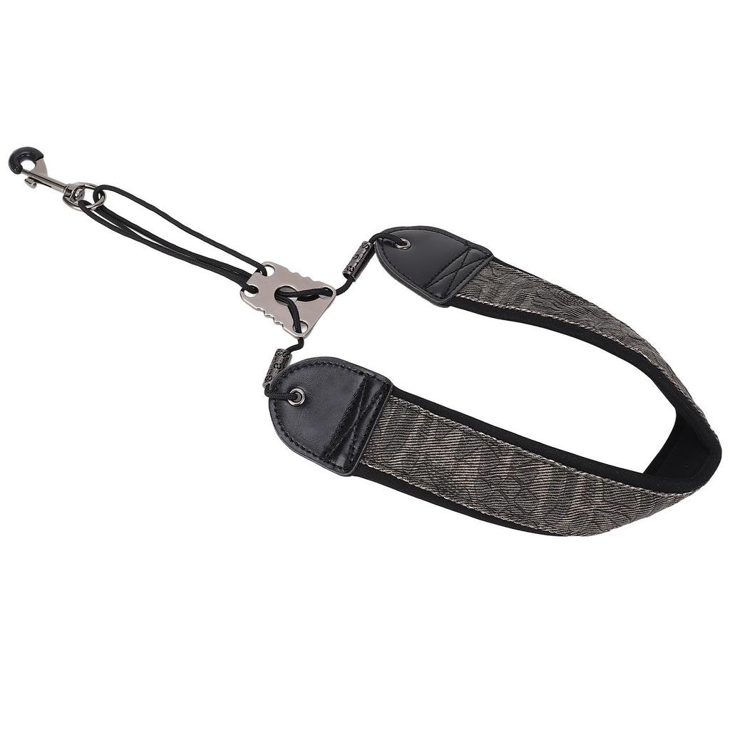 Saxophone Neck Strap Metal Cotton Adjustable Sax Neck Harness for Soprano Alto Tenor Saxophones