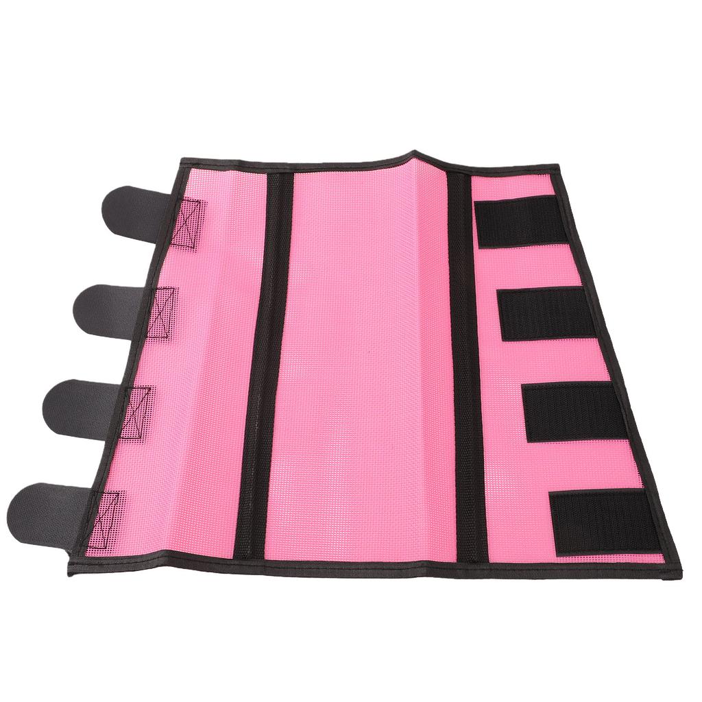 4pcs Horse Fly Boots Breathable Reduce Stomping Mesh Horses Leggings for with Hook and Fastener