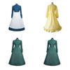 Howl's Moving Castle Sophie Women Buttoned Chest Dress Cosplay Uniform