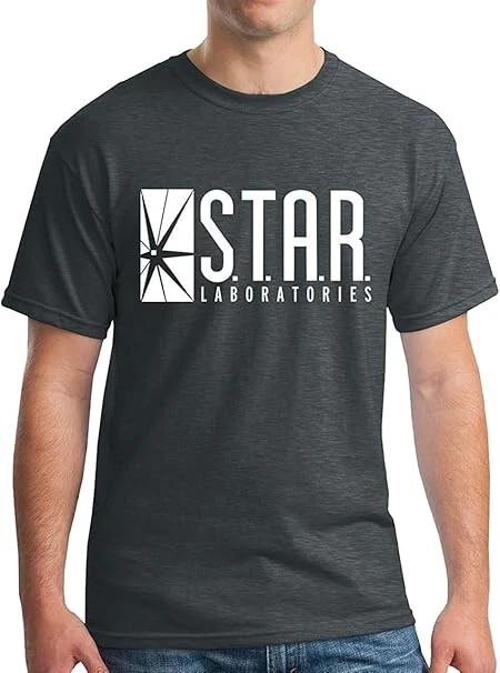 Flash Fastest Man Alive Mens Star S.T.A.R. Laboratories Shirt New 2XL L