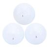 3Pcs Rubber Golf Balls Driving Range Training Balls Golf Club Auxiliary Accessories