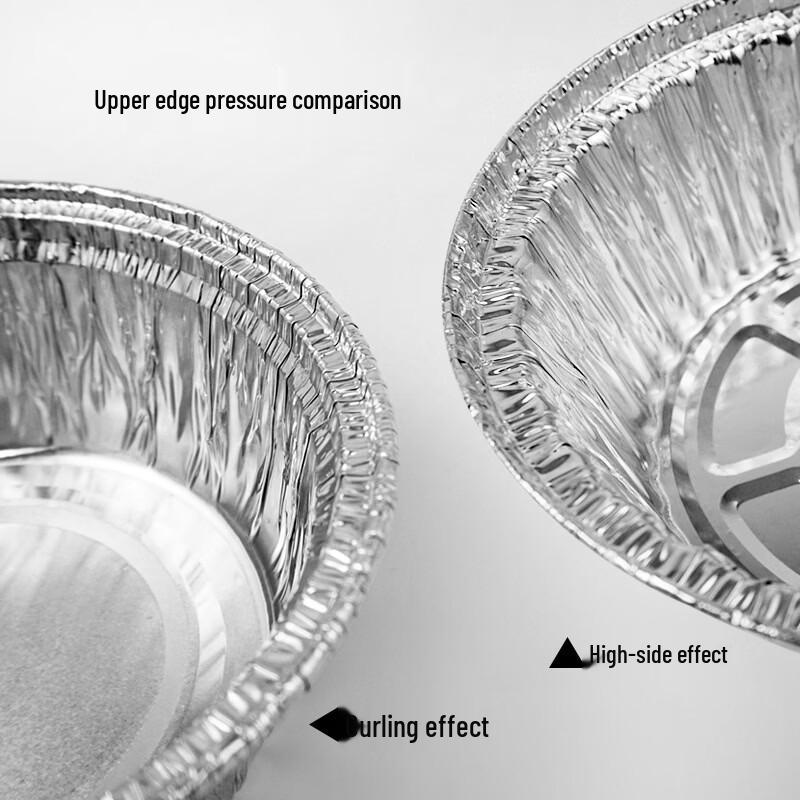 Disposable Round Aluminum Foil Bowls for Takeaway