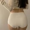 5PCS Extended Crotch Cute Sweet Cream Underwear for Women Mid High Waist Bow Triangle Pants