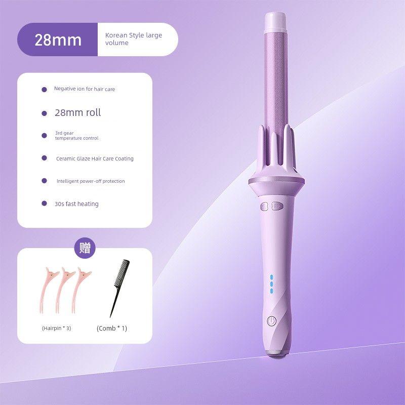 

Minhuang Big Wave Lasting Hair-Styling Dormitory Hair Curler Purple-28Mm Large Roll [One Year Warranty]