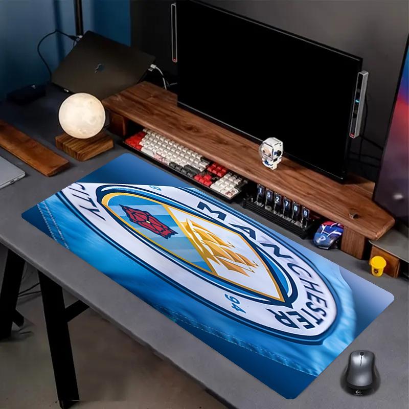 Football team City FC Print Mouse Pad, Anti‑Slip Desktop keyboard Mat, for PC Laptop Gaming Working Daily Use, Cool Festival Surprise Gift