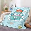 17 Styles Hangyodon Cartoon Blanket for Sofa King Size Cute Soft Flannel Throw Fluffy Bed Blanket New Born Winter Blanket Gift