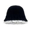 Lace Hat for Women Autumn and Winter Knitted Fisherman Hat  Korean Face Showing Small Woolen Hat Warm and Lazy Wind Basin Hat  Trendy
