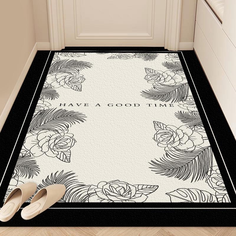 

Роскошные моющиеся цветочные кожаные коврики для крыльца и кухни 50x80 cm
