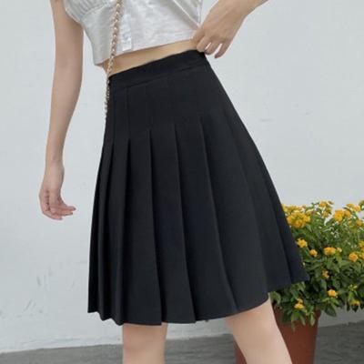 Skirt Pleated Skirt Women's High Waist Summer Knee-length College Style Harajuku Street School Casual Women