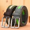 High-Grade Elastic, Non-Punching, Breathable Belt, Casual Elastic Woven Men'S Canvas Belt, Specially For E-Commerce