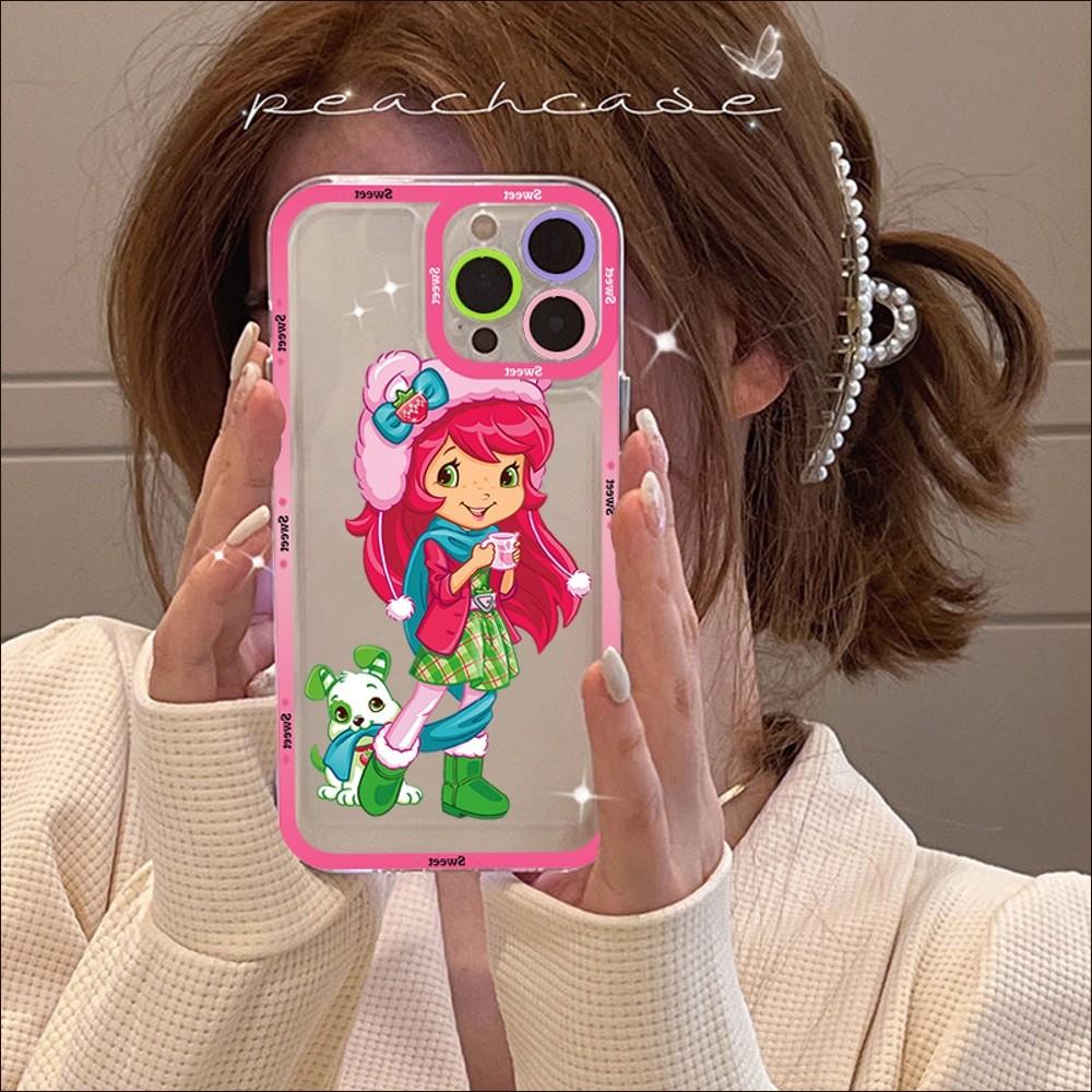 Husa de telefon Strawberry Shortcake pentru iPhone 14 13 12 11 Pro Max XS X XR SE 2020 6 7 8 Plus Mini Husa de protectie