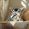 Colorful Natural Animal Flower Prints Pillow Case Double-Sided Plush Sofa Cushion Covers Organic Breathable Invisible Zipper
