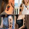 9pcs Temporary Tattoo Realistic Temporary Tattoos Winged Creature Night Warrior Ghostly Woman For Arms Back Shoulders