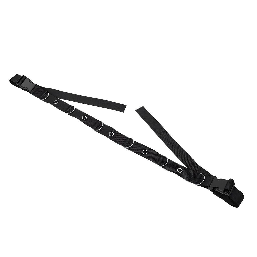 2PCS Car Clothesline 5 Holes 6 Hooks Adjustable Portable Car Clothes Hanger Strap Travel Clothesline for RV Pickup