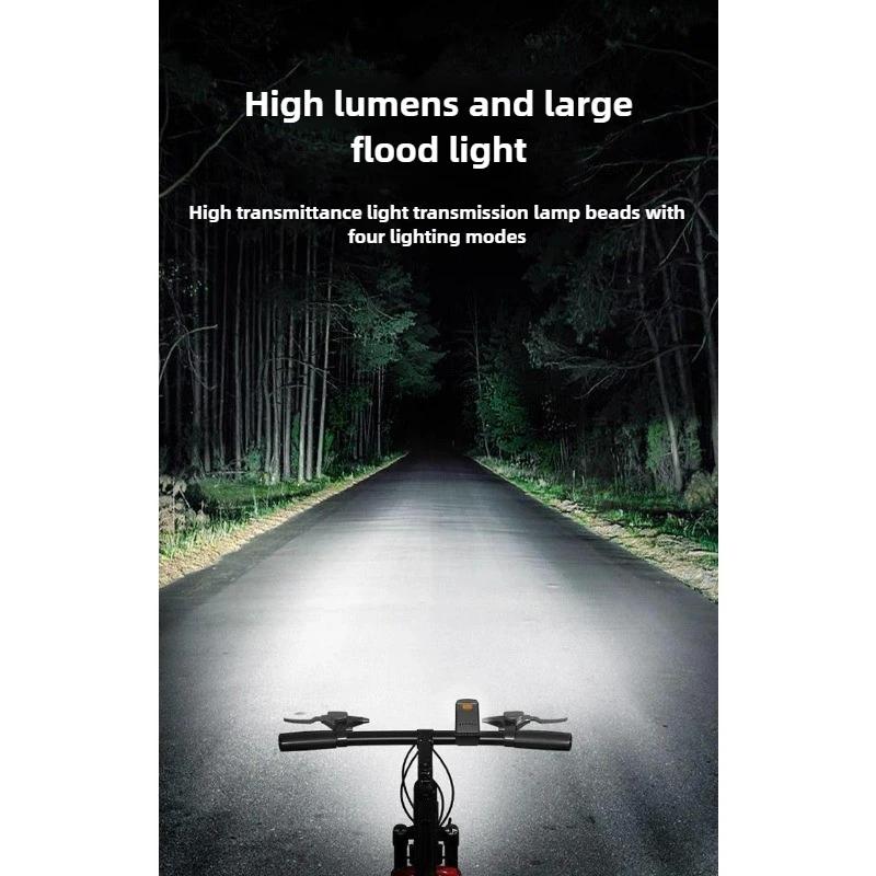 Bicycle Front Light Taillight USB Rechargeable Led Waterproof Outdoor Mountain Bicycle Lamp Bell Headlight Bicycle Accessories