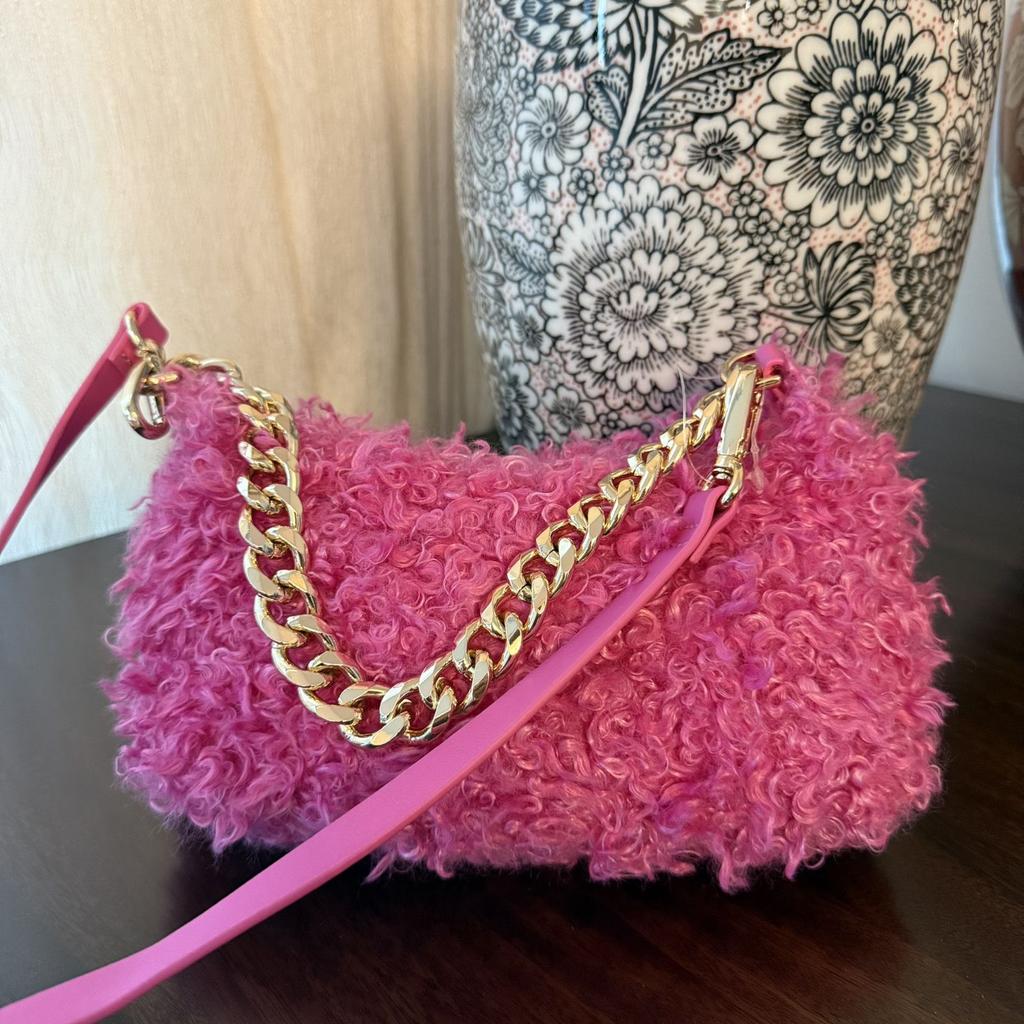 Commuting Crossbody Bag Satchel Bag Furry Bag Stuffed Bag