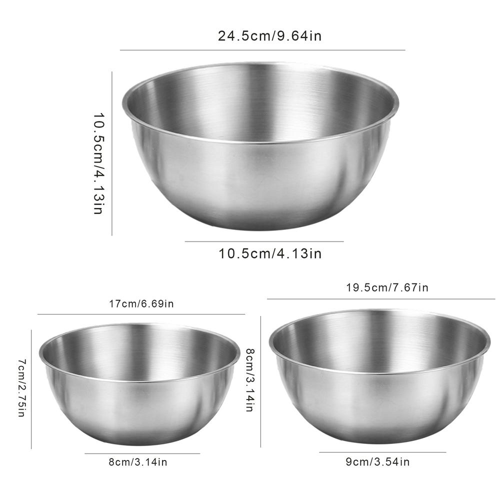 Multi Functional Stainless Steel Basin Food Grade Cooking Basin Vegetable Washing Bowl Heavy Duty Cooking Serving Bowl Salad