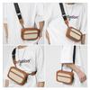 Whatna Leather Crossbody Chest Thick PU Leather Messenger Horizontal Fits iPad Shoulder Crossbody Cycling Men's One-Shoulder Bag, Bag, Bag, Bag,