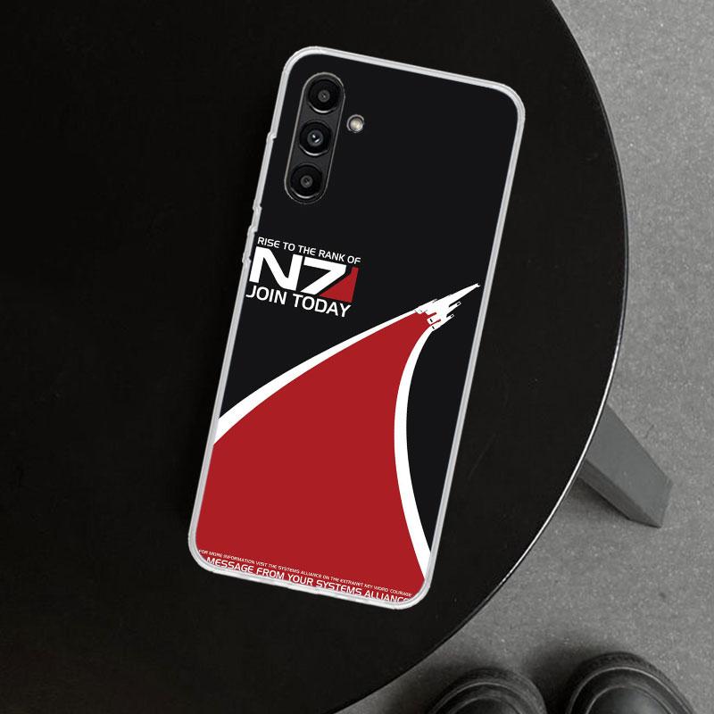 N7 Mass Effect Phone Case Cover for Samsung Galaxy A17 A16 A26 A36 A56 A57 A37 A15 A25 A35 A55 A14 A24 A34 A54 A13 A23 A33 A53 G