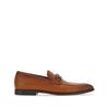 Ferragamo Gancini Plaque Leather Loafers Brown