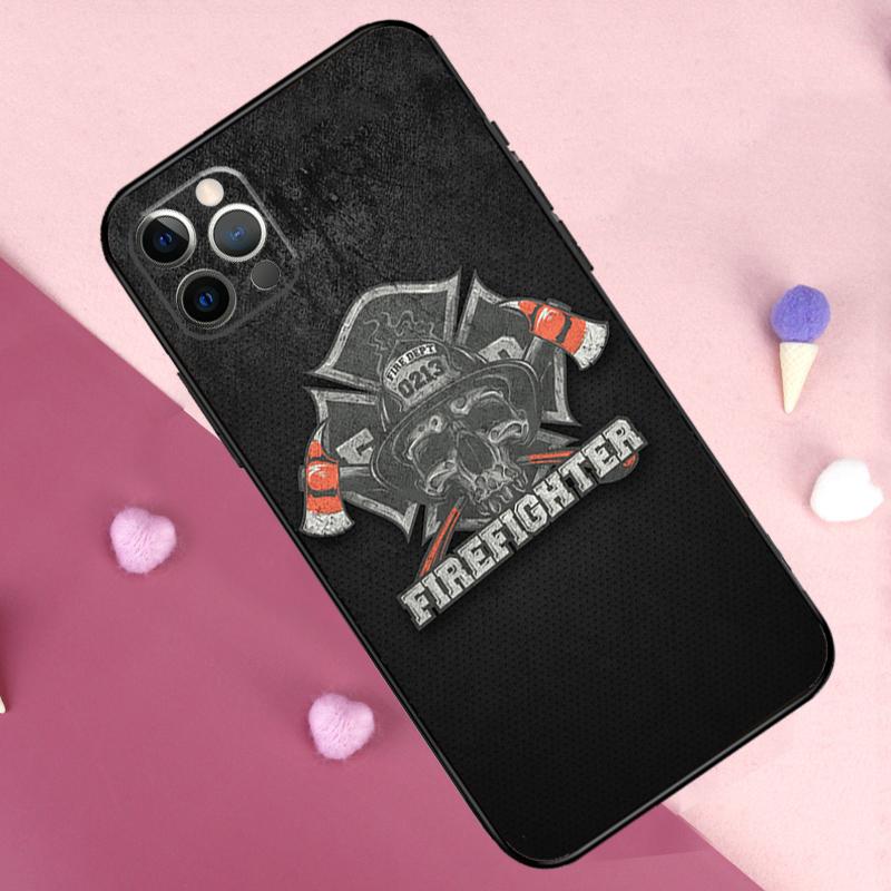 Rescue Fire Dept Phone Case For iPhone 17 Pro Max 11 14 15 16 Pro Max Plus 13 12 Mini 16e 17 Air Back Cover